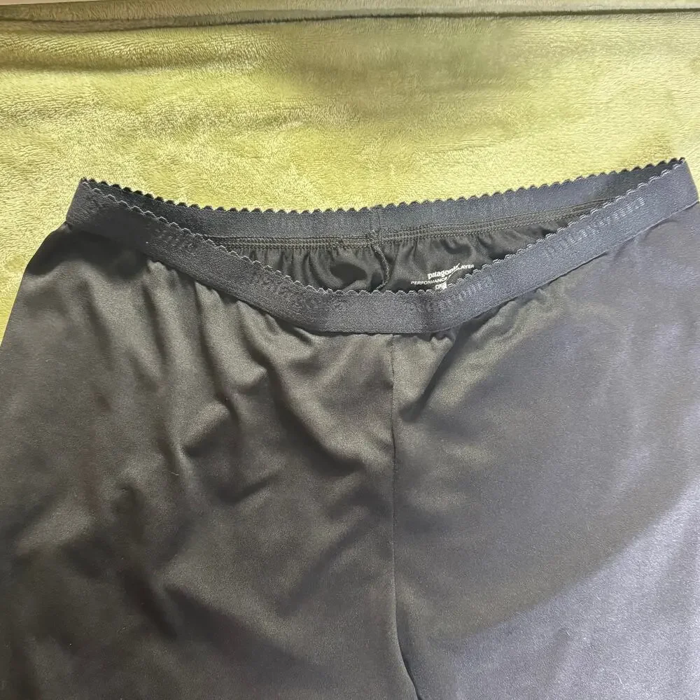 Patagonia Capilene Base Layer Pants Womens XL Hiking Ski Camping Black - Picture 3 of 9